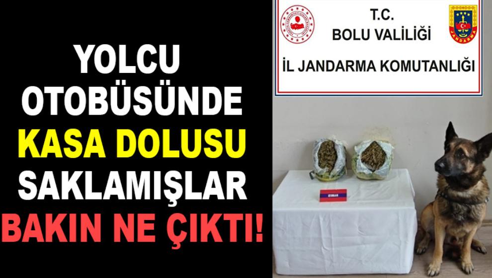 Bolu'da yolcu otobüsüne operasyon