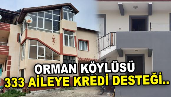 Bolu'da 333 aileye kredi desteği