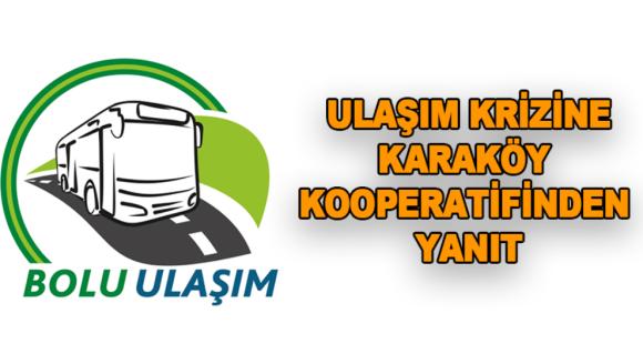 ULAŞIM KRİZİNE KARAKÖY  KOOPERATİFİNDEN  YANIT