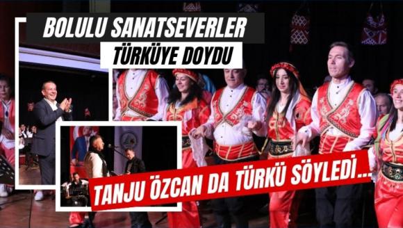 Bolulu sanatseverler türküye doydu