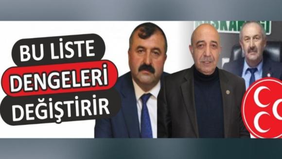 MHP TANINAN İSİMLERE AĞIRLIK VERDİ