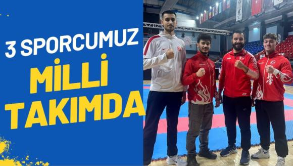 3 SPORCUMUZ MİLLİ TAKIMDA