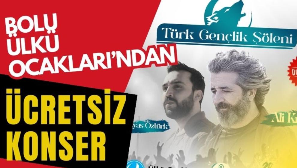 BOLU ÜLKÜ OCAKLARI'NDAN ÜCRETSİZ KONSER