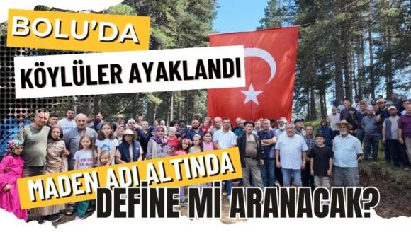 MUDURNU'DA HALK AYAKLANDI, DEFİNE Mİ ARANACAK?