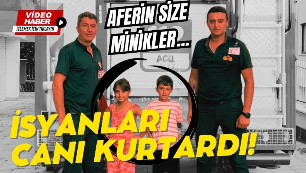 Bolu'da miniklerin isyanı canı kurtardı