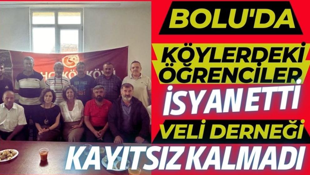 Bolu'da köylerdeki öğrenciler isyan etti, Veli Derneği kayıtsız kalmadı