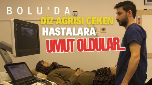 BOLU'DA DİZ AĞRISI ÇEKEN HASTALARA UMUT OLDULAR..