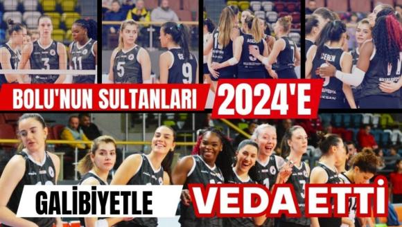 Bolu'nun Sultanları 2024'e galibiyetle veda etti