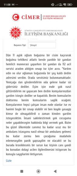 Mengen'de 11 yaşındaki çocuk ölümden döndü