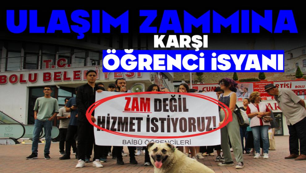 BOLU’DA ULAŞIM ZAMMINA KARŞI ÖĞRENCİ İSYANI