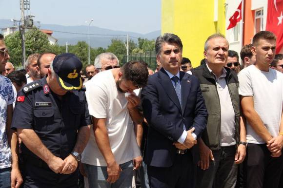 Bolulu yangın şehidi son yolculuğuna uğurlandı