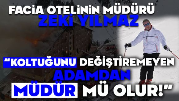 “KOLTUĞUNU DEĞİŞTİREMEYEN ADAMDAN MÜDÜR MÜ OLUR”