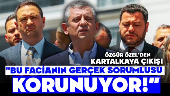 Özgür Özel'den Kartalkaya çıkışı: "Bu facianın gerçek sorumlusu korunuyor"