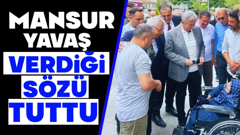 Mansur Yavaş, Verdiği Sözü Tuttu!