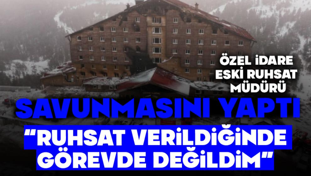 ÖZEL İDARE ESKİ RUHSAT MÜDÜRÜ SAVUNMASINI YAPTI