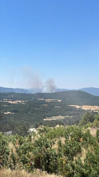 Mudurnu'da Yangın