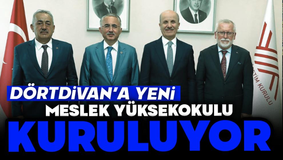 Dörtdivan'a Yeni Meslek Yüksekokulu Kuruluyor
