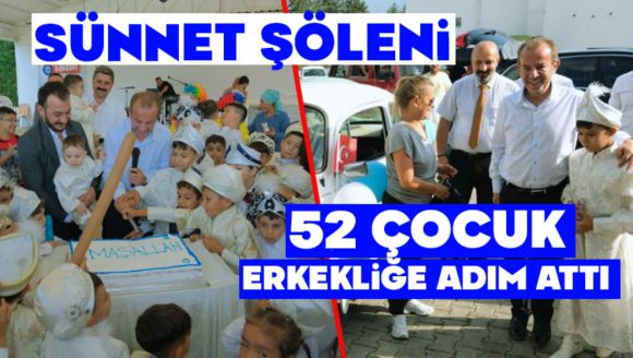 Bolu Belediyesi 5. Geleneksel Sünnet Şöleni: 52 Çocuk erkekliğe adım attı