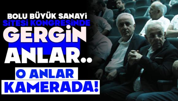 Bolu Büyük Sanayi Sitesi Kongresinde Gergin Anlar Yaşandı