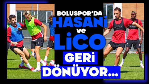 Boluspor'da Hasani ve Lico Geri Dönüyor