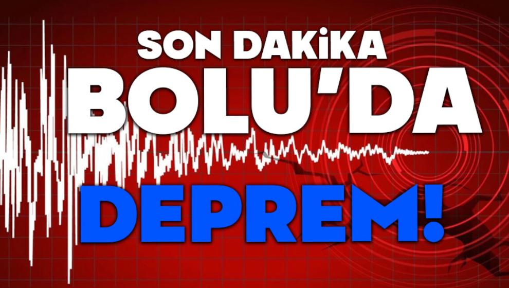 Bolu'da deprem!