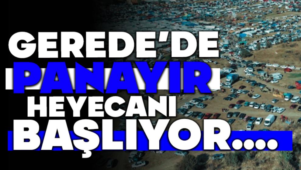 Gerede'de Panayır Heyecanı Başlıyor