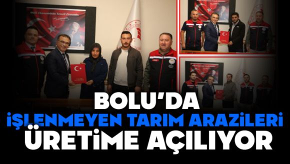 Bolu'da İşlenmeyen Tarım Arazileri Üretime Açılıyor