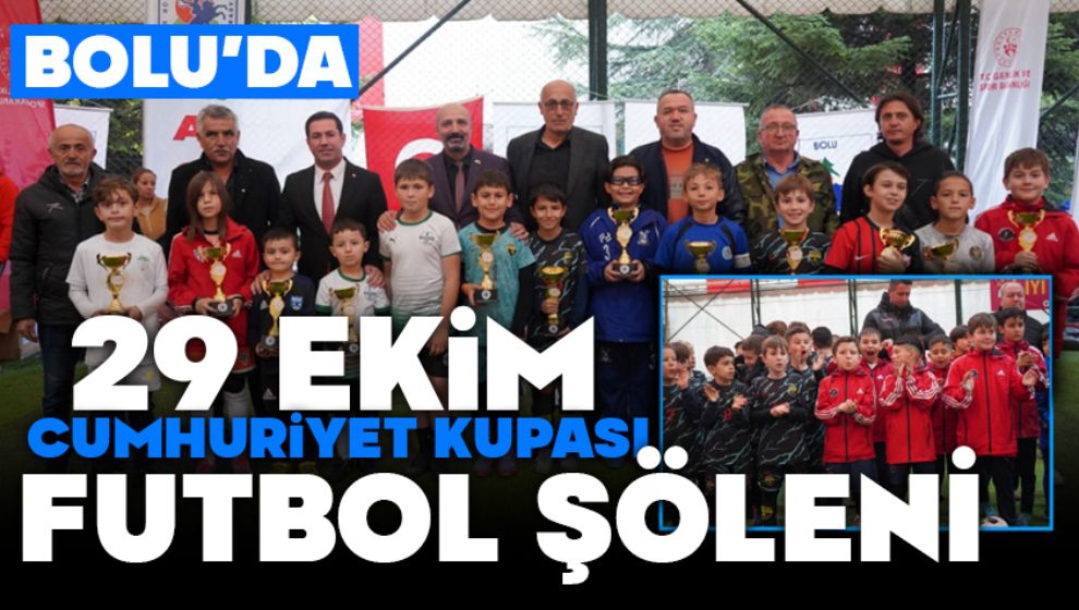 Bolu'da 29 Ekim Cumhuriyet Kupası Futbol Şöleni
