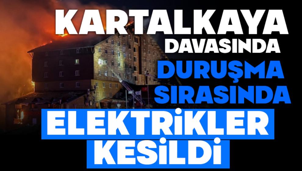 Kartalkaya davasında duruşma sırasında elektrikler kesildi