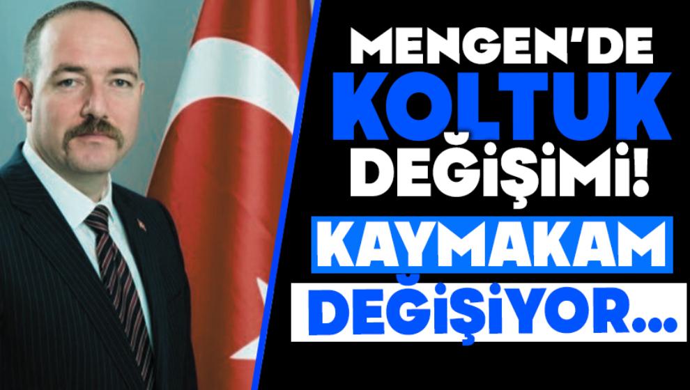Mengen'de koltuk değişimi! Kaymakam değişiyor...