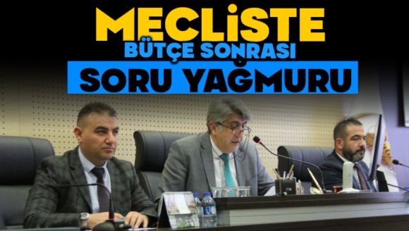 Mecliste Bütçe Sonrası Soru Yağmuru