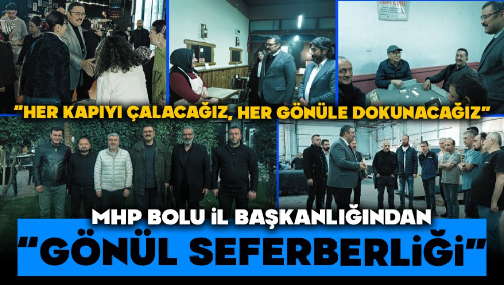 Mhp Bolu İl Başkanlığından “Gönül Seferberliği”
