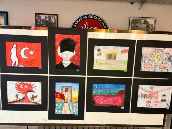 Bayrak Sevgisi Tuvale Yansıdı