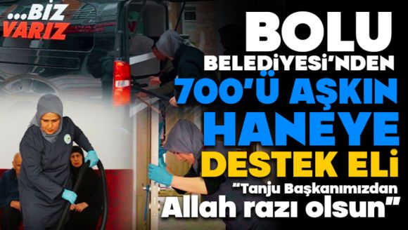 Bolu Belediyesi'nden Sosyal Belediyecilikte Örnek Uygulama