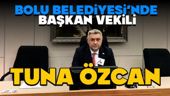 Bolu Belediyesi'nde Başkan Vekili Mehmet Tuna Özcan Oldu