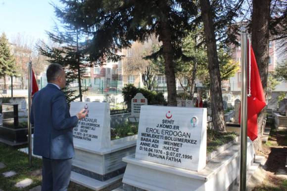 Bolu’da Şehit Mezarları İçin Bakım ve Onarım Seferberliği