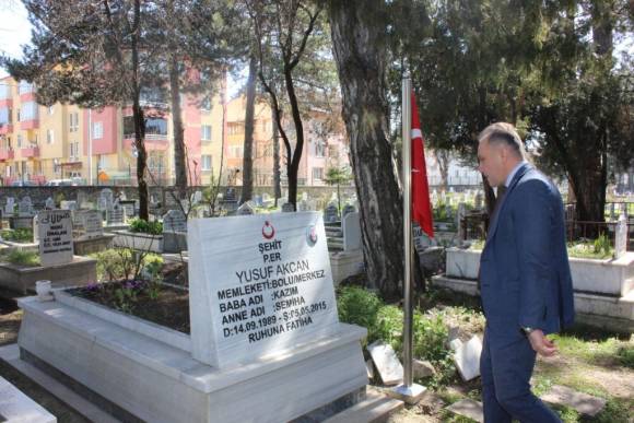 Bolu’da Şehit Mezarları İçin Bakım ve Onarım Seferberliği