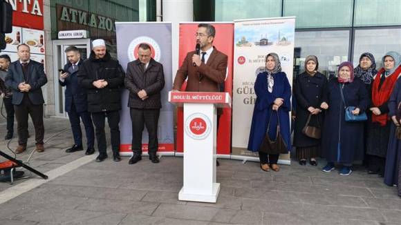 Bolu'dan Şevval Umresi Kafilesi Dualarla Uğurlandı