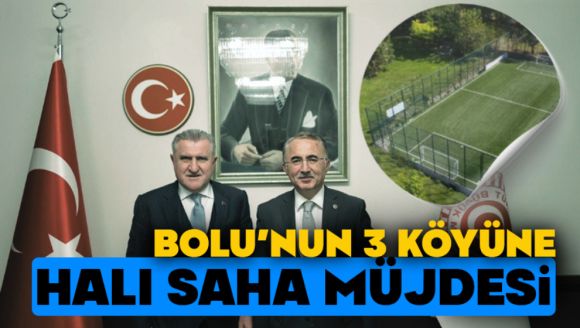 Bolu'nun 3 Köyüne Halı Saha Müjdesi