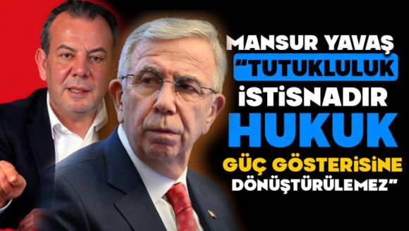 Mansur Yavaş'tan Tanju Özcan'ın tutuklanmasına tepki