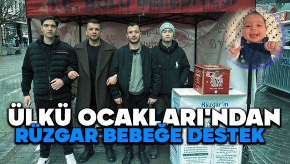Ülkü Ocakları'ndan Rüzgar Bebeğe Destek