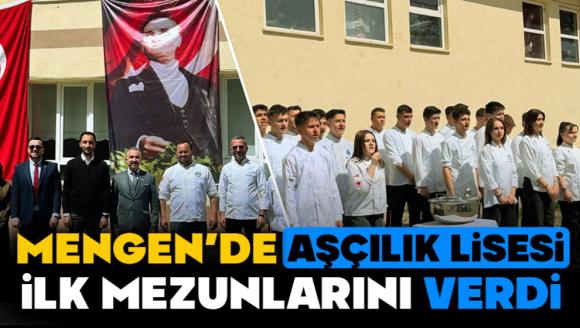 Mengen'de Aşçılık Lisesi İlk Mezunlarını Verdi