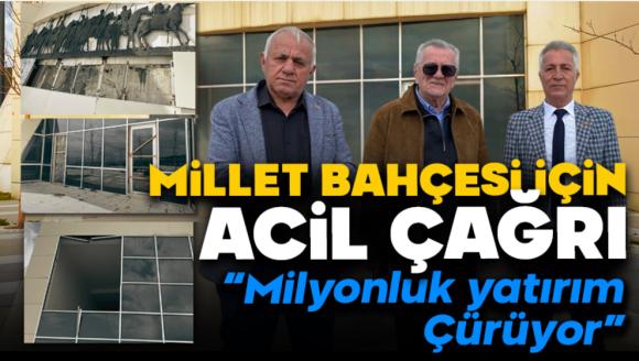 Millet Bahçesi İçin Acil Çağrı ‘'Milyonluk Yatırım Çürüyor''