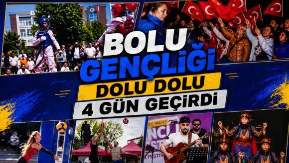 Bolu gençliği dolu dolu 4 gün geçirdi