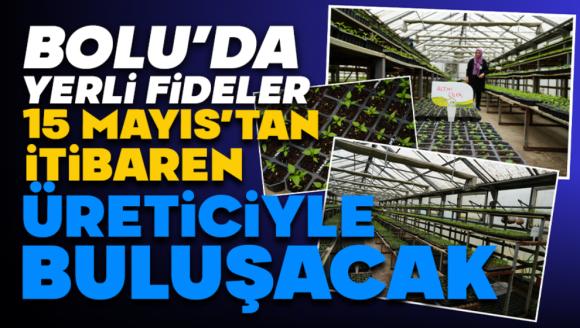 Bolu'da yerli fideler 15 Mayıs'tan itibaren üreticiyle buluşacak
