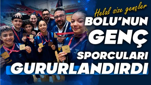 Bolulu cimnastikçiler başarılarıyla gururlandırdı