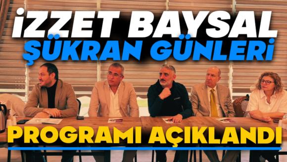 İzzet Baysal Şükran Günleri Programı Açıklandı