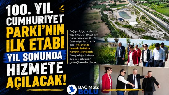 Bolu Belediyesi'nden Bolu'ya devasa park