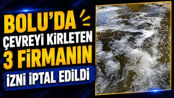 Çevreyi Kirleten 3 Firmanın İzni İptal Edildi