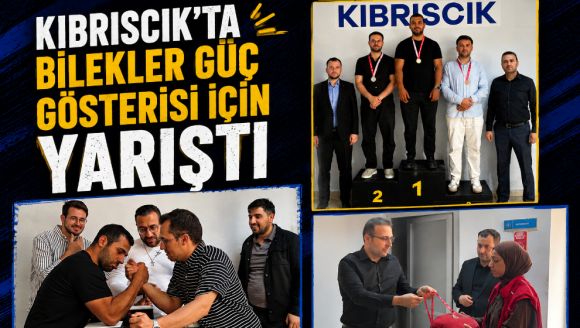 Kıbrıscık'ta Bilekler Güç Gösterisi İçin Yarıştı